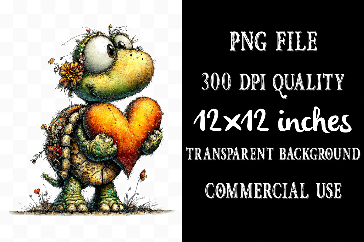 Funny Valentine Animals Clipart, an Illustration by Designking (Photo 5 of 5)