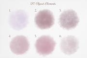 Lavender Watercolor Clip Art Set, a Texture Graphic by Minky Moo Creations (Thumbnail 2 of 18)