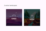 Camping linear Badges, an Illustration by 2dvillShop (Thumbnail 4 of 8)
