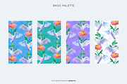 Swan Romance — Seamless Pattern, a Pattern Graphic by Designnina Shop (Thumbnail 2 of 13)