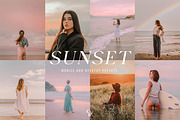 15 Sunset Lightroom Presets, a Preset Add-On by CVR Presets (Thumbnail 1 of 7)