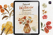 Watercolor Brushes for Procreate, a Brush Add-On by Jenny Quince (Thumbnail 1 of 10)