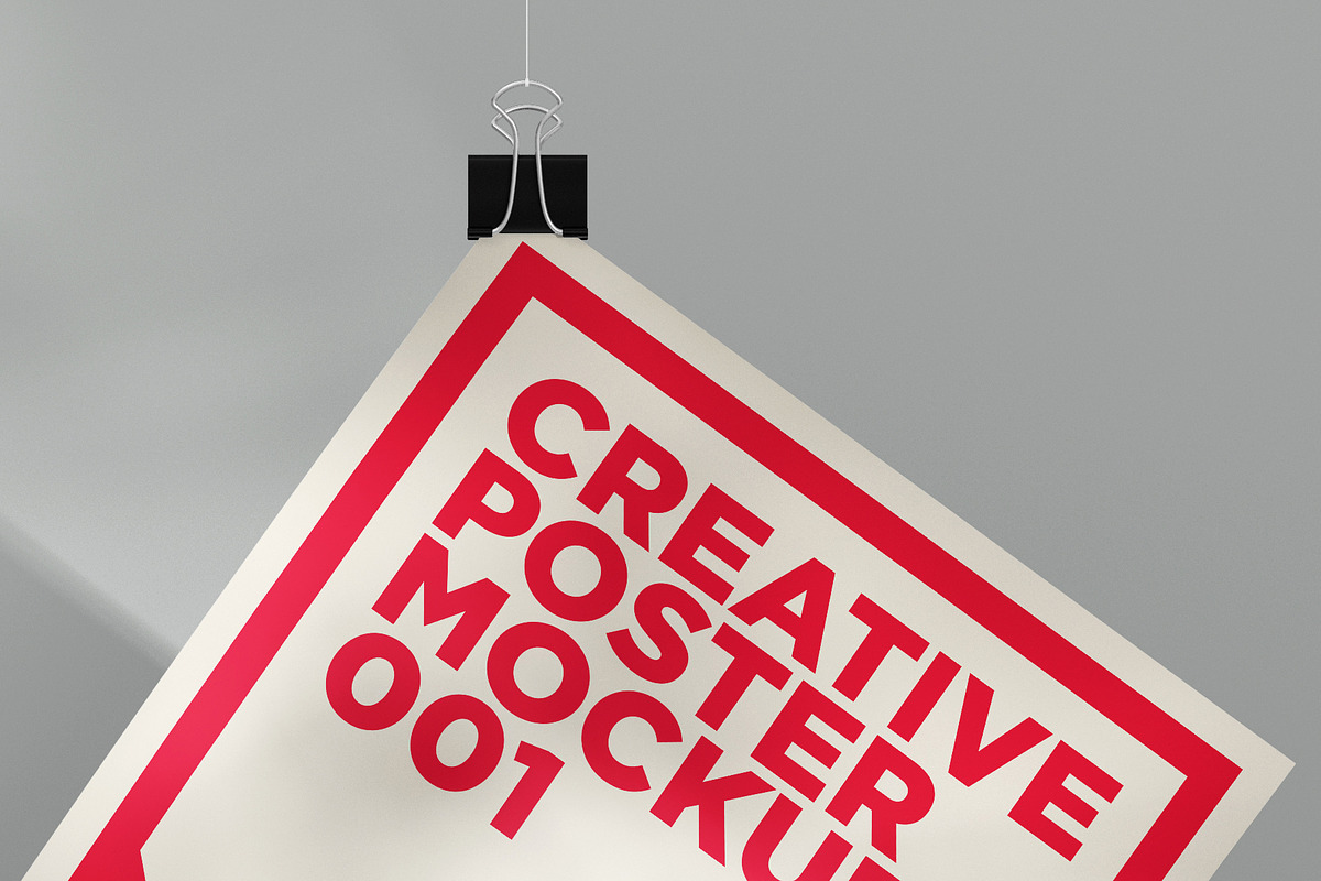 Creative Poster Mockup, an Advertising Mockup by Traint (Photo 5 of 7)