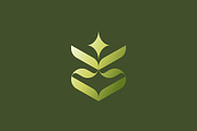 Luxury and Organic Green Leaf Logo, a Branding & Logo Template by Signatoro (Thumbnail 2 of 5)