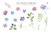 Flower fairies. watercolor set, an Illustration by Love Watercolor Store (Thumbnail 5 of 8)