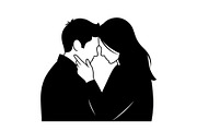 Couple Love Silhouette Bundle, an Illustration by jahid234 (Thumbnail 16 of 48)