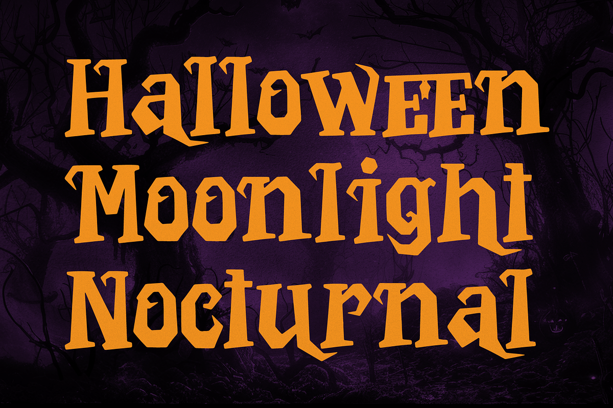 Vespera Mind | Halloween Display, a Blackletter Font by Denustudios (Photo 5 of 12)
