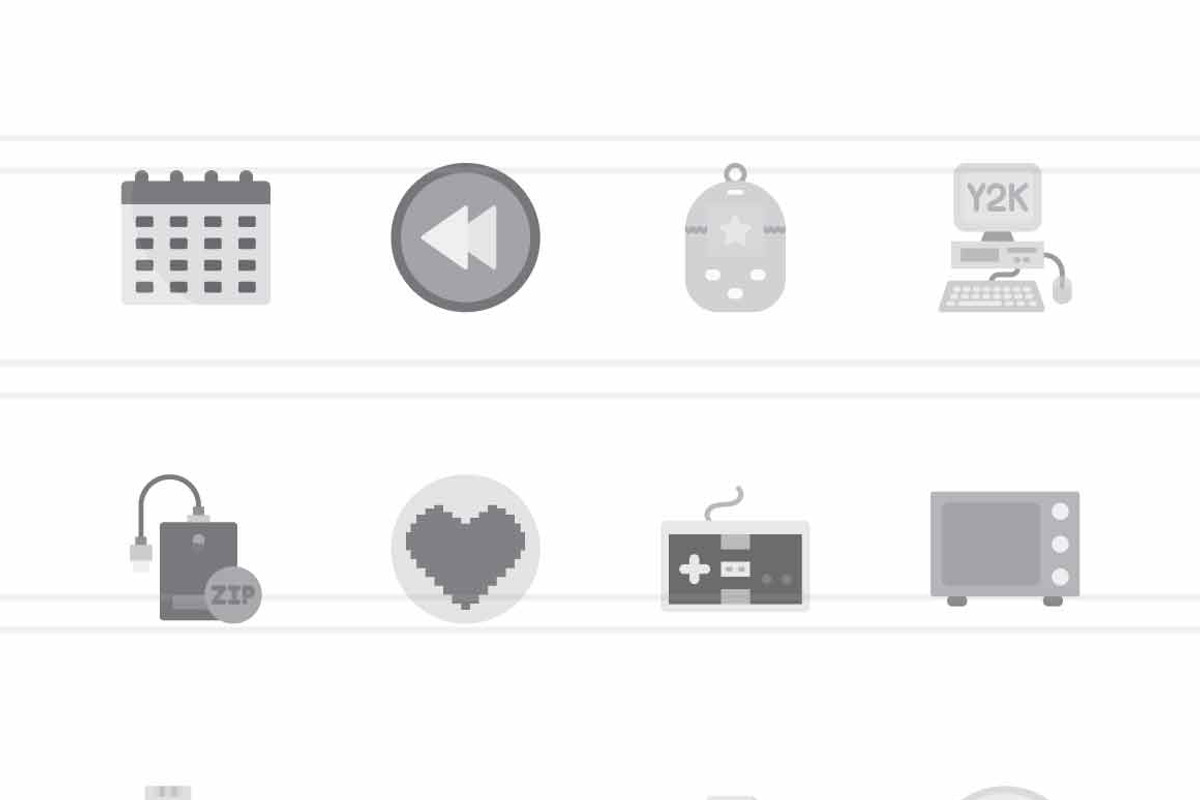 25 Retro Tech Nostalgia Icons, a Solid Icon by IconBunny (Photo 2 of 2)