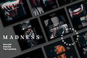 MADNESS - Instagram Template+Storis, a Social Media Template by Dirtytemp Studio (Thumbnail 1 of 5)