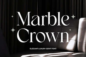 Marble Crown Luxury Serif Font