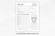 Botox and Dermal Filler Canva Form, a Stationery Template by Coral Beauty (Thumbnail 3 of 4)