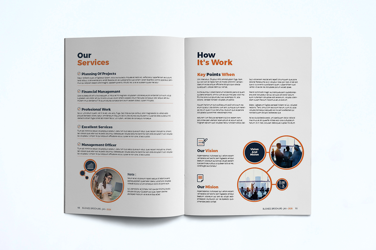 Company Profile Template, a Brochure Template by UnicodeID (Photo 8 of 11)
