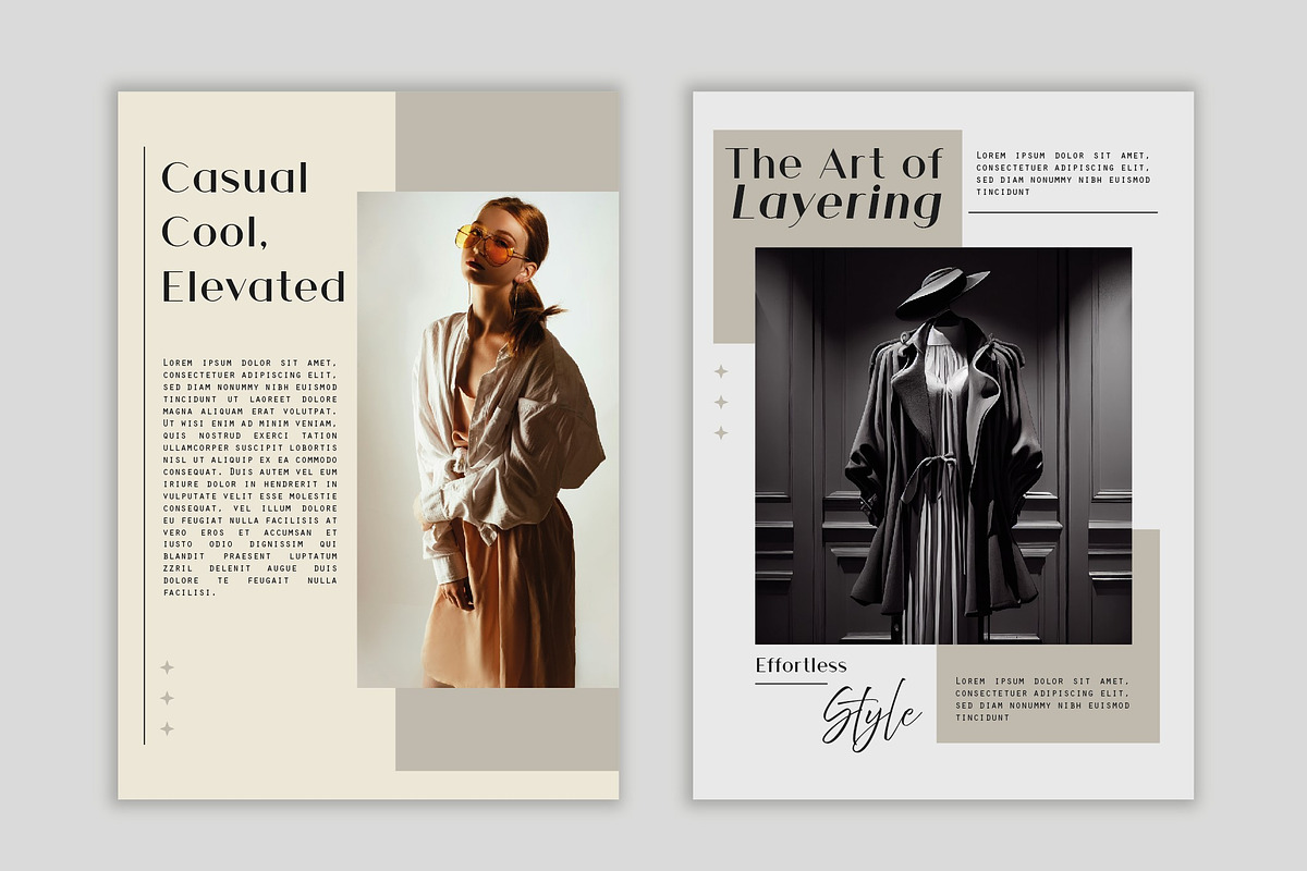 Fashion Trend Lookbook Layout A4, a Templates & Theme by studiogstock (Photo 2 of 4)