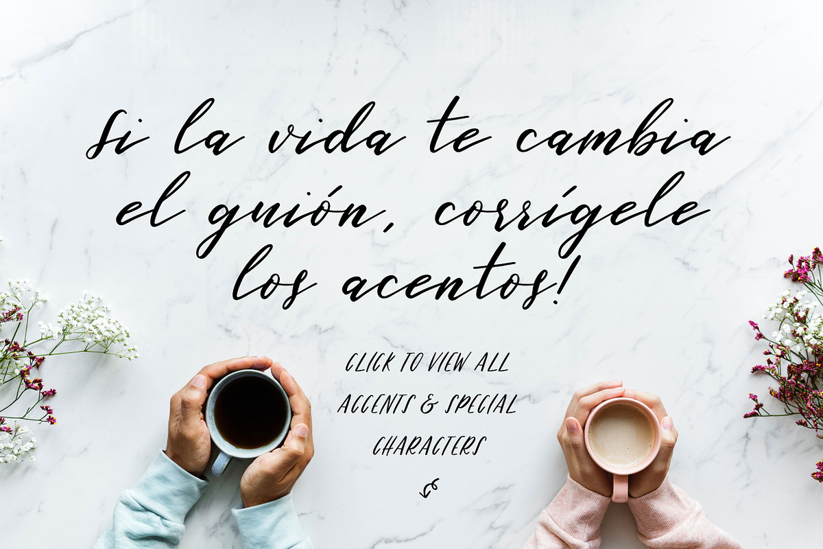 Sweet Little Things Script Font TRIO preview 2