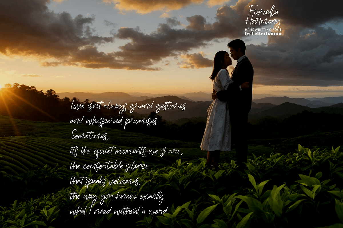 Fiorella Harmony Font, a Handwritten Font by Letterhanna Studio (Photo 7 of 9)