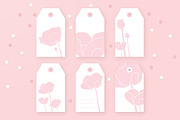 Pink Poppies Wedding Invitation Set, an Invitation Template by moibalkon (Thumbnail 3 of 5)