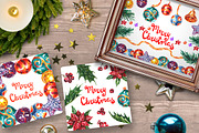 Merry Christmas Watercolor Set, an Illustration by AnnieDove (Thumbnail 10 of 10)