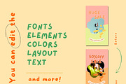 Tiny Tots Story Templates Canva, a Social Media Template by Hell Yeah Designs (Thumbnail 4 of 7)
