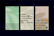 Love Quotes Aesthetic Instagram, a Social Media Template by Nurrehmet Studio (Thumbnail 6 of 8)