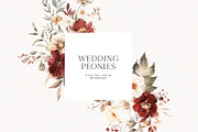 Wedding Peonies, a Decorative Illustration by PeDe Designs (Thumbnail 7 of 10)