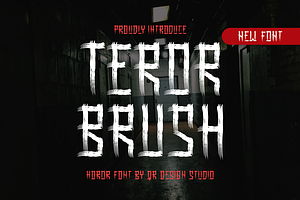 Teror Brush Font