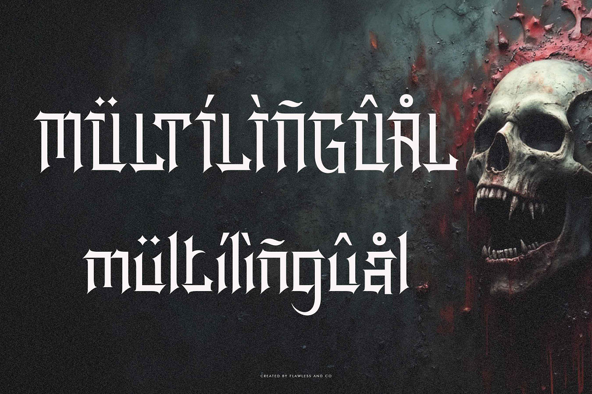 Rexar - Horror Font, a Font by Flawless And Co (Photo 8 of 10)