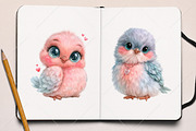 Cute Bird Sublimation PNG Clipart, a Seasonal Illustration by Canvas Craft (Thumbnail 8 of 10)