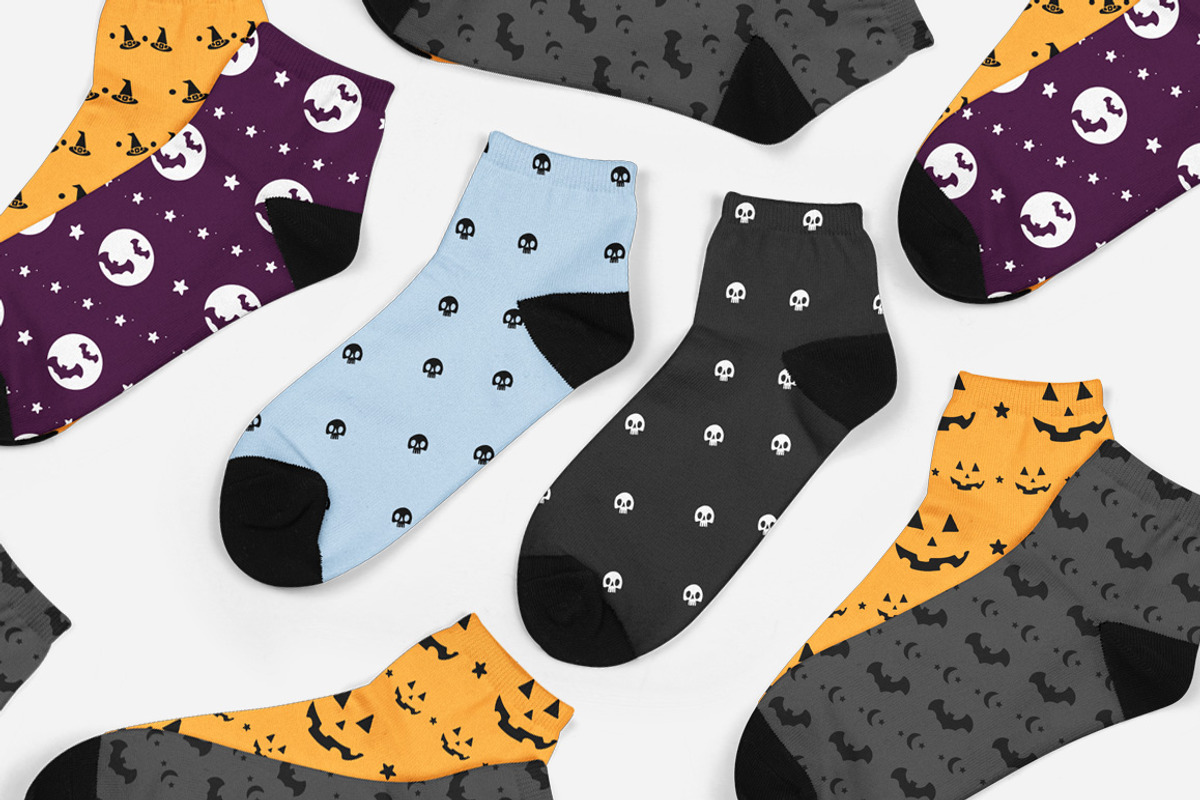 20 halloween patterns pack!, a Pattern Graphic by Andrea De Oliveira (Photo 4 of 8)