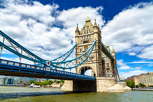 Tower Bridge across the Thames River, an Architecture Photo by Leonid Andronov