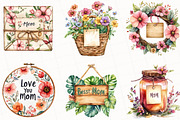 Rustic Mothers Day Clipart, an Illustration by OK Design (Thumbnail 5 of 5)