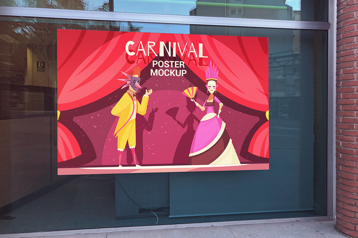 Front Horizontal Street Poster, a Product Mockup by SmartDesigns