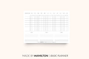 Monthly Habit Tracker Printable, a Stationery Template by Made By Hamilton (Thumbnail 1 of 2)
