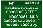 Kitchen Bar font, a Sans Serif Font by weknow (Thumbnail 8 of 8)