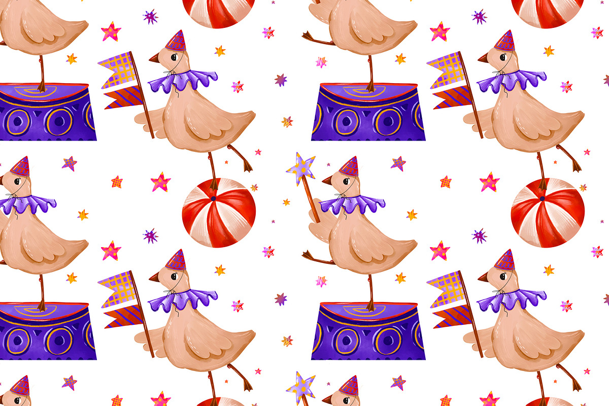 Festive Goose Party Clipart Set, an Animal Illustration by the_myro (Photo 12 of 17)