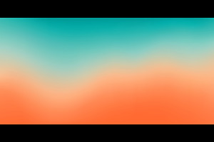 Pastel orange teal gradient bg, a Decorative Illustration by Buch&Bee