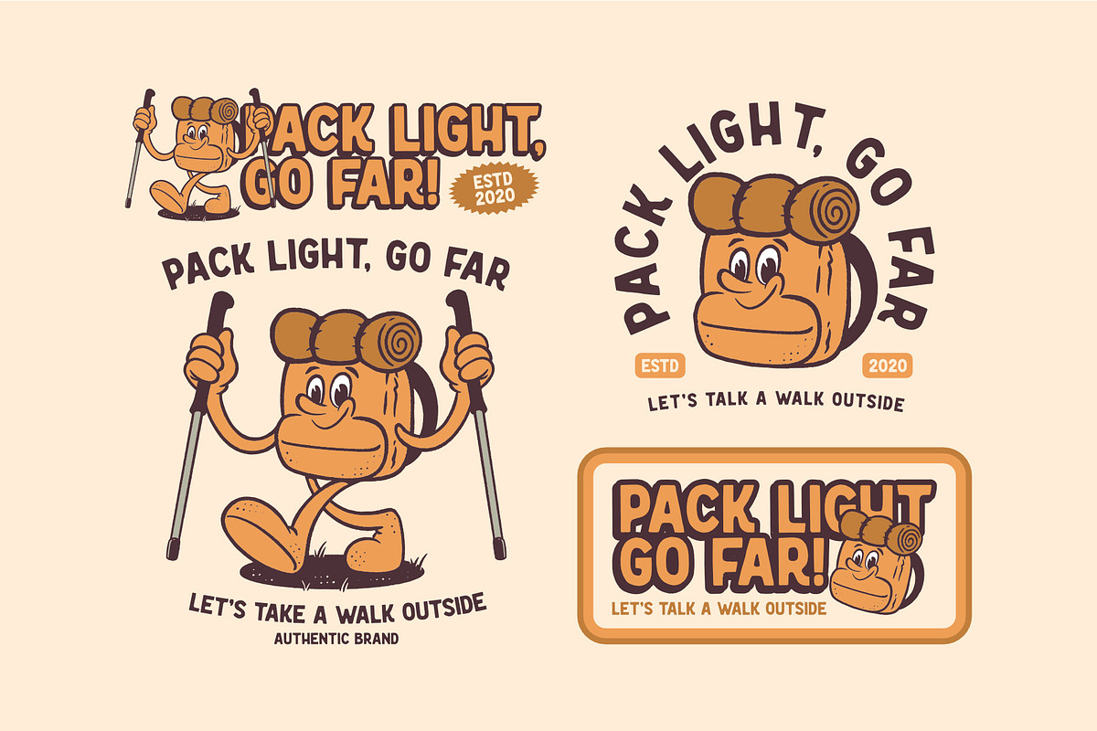 Friendly Outdoor Mascot Characters, an Object Illustration by MovinkGraphicStudio (Photo 11 of 15)