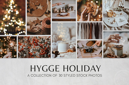 Hygge Holiday Styled Photo Bundle, a Holiday Photo by Oui Create Studio
