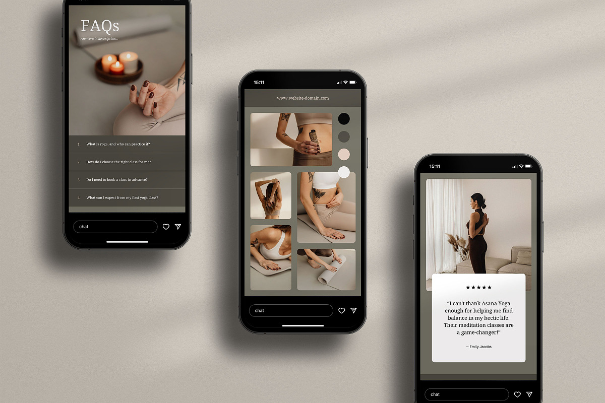 Asana Social Media Kit, a Social Media Template by Ruben Stom (Photo 10 of 19)