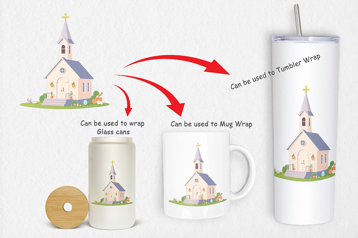 Church Clipart, a Graphic by Artnoy (Photo 4 of 5)