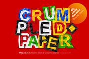 AI Styles Crumpled paper, a Layer Style Add-On by popskraft (Thumbnail 1 of 5)
