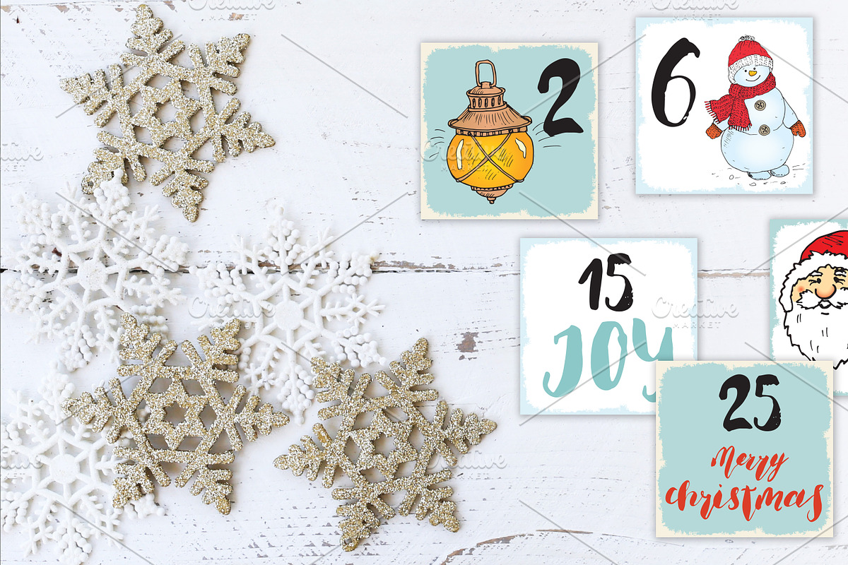 Christmas Advent Calendar Cards Set, an Animal Illustration by Lemon Workshop (Photo 5 of 6)