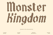 CS Salient Stitched, a Blackletter Font by Craft Supply Co. (Thumbnail 2 of 8)