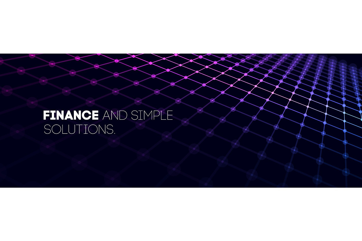 Neon grid background with glowing, a Technology Illustration by RDShop (Photo 1 of 3)