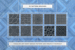 Mosaic Tile Photoshop Brushes