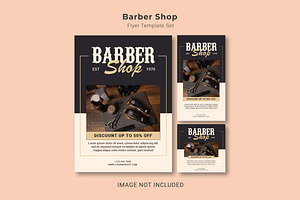 Barber Shop Flyer Set