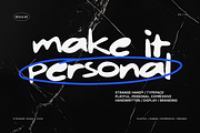 Strange Hand — Handwritten Font, a Handwritten Font by Hasbi Creative (Thumbnail 4 of 12)