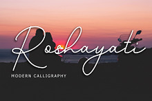 Roshayati Modern Calligraphy Font