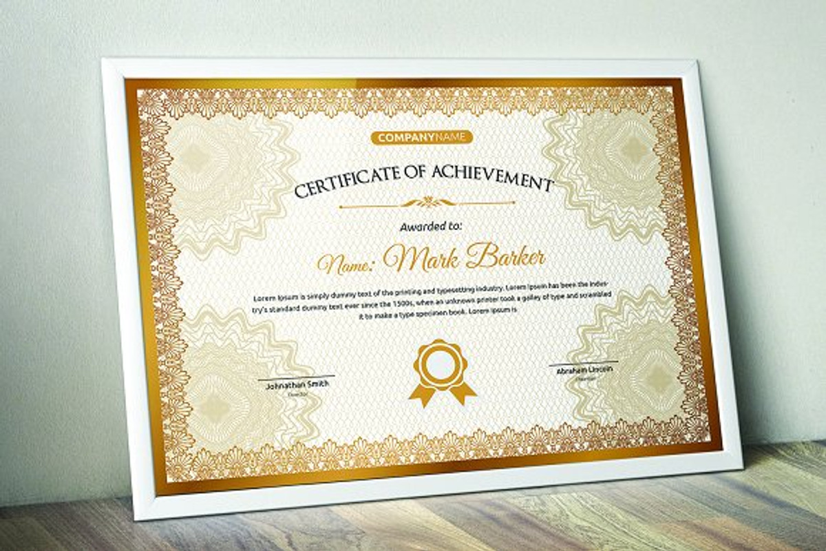 Ultimate Certificate Bundle, a Stationery Template by Curve Design (Photo 3 of 83)