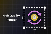 Bitcoin 3D Icon, an Object Graphic by Artnivora.Std (Thumbnail 2 of 4)