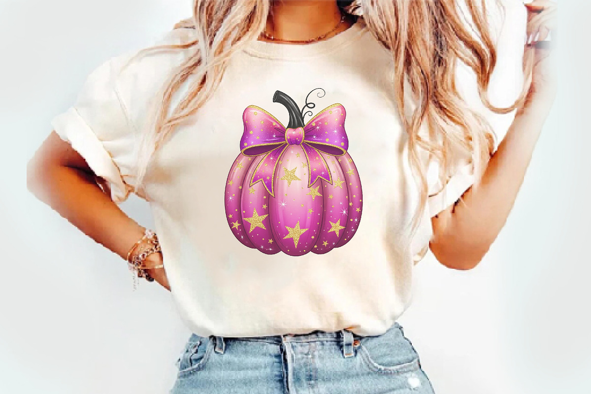 Coquette Pumpkin Png Sublimation png, an Illustration by Watercolor design (Photo 3 of 3)